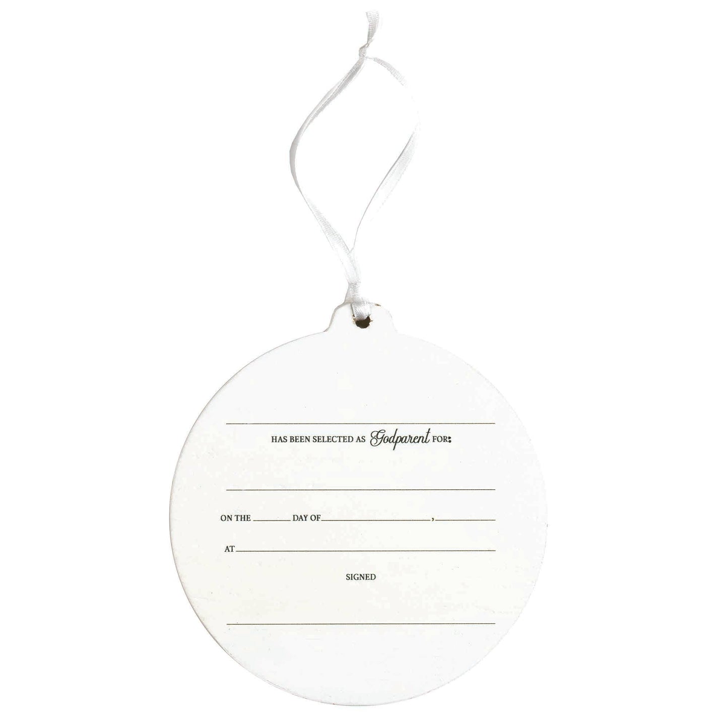 Godparent Ornament