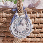 Ag Baptism Crib Medal Blue