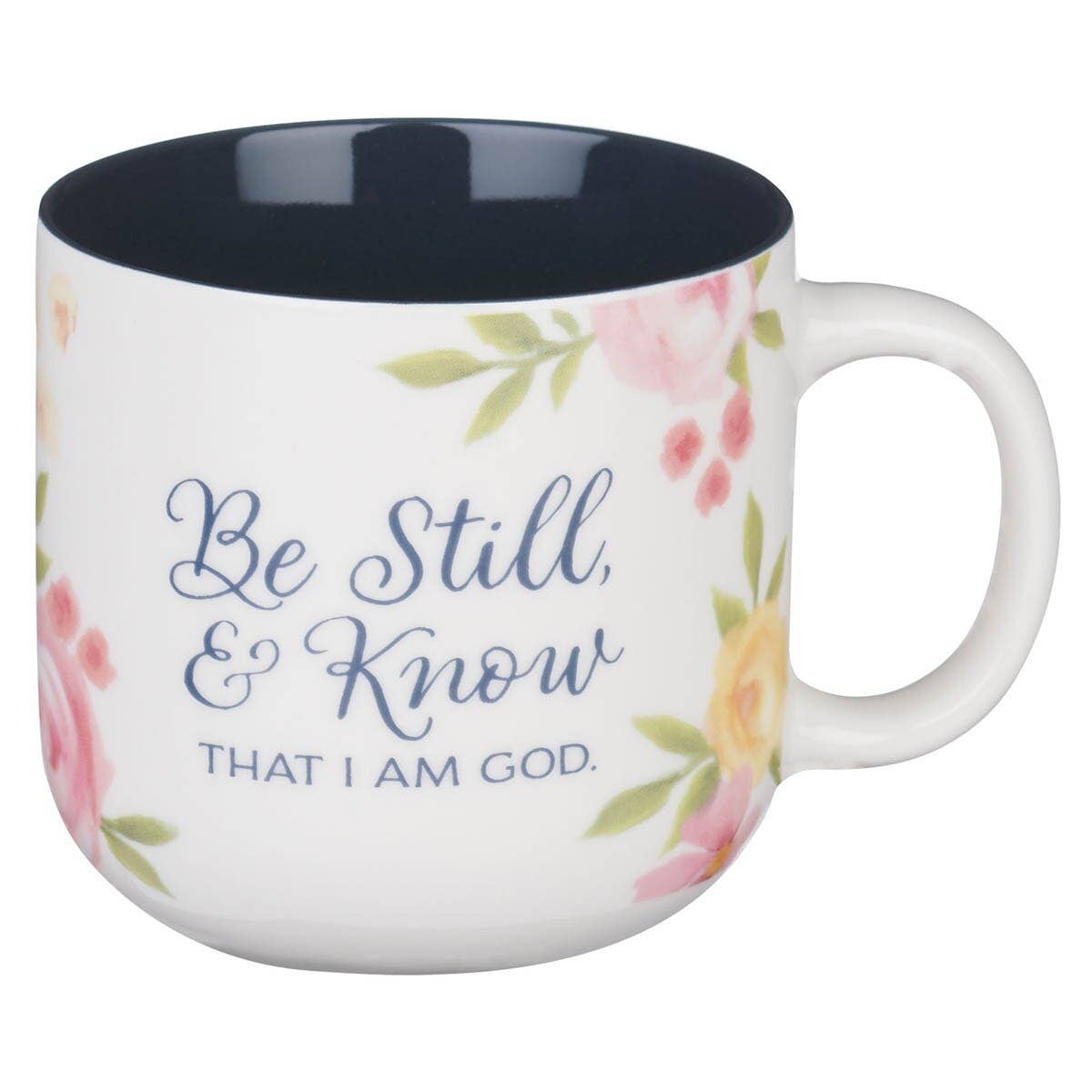 Mug White/Navy Be Still & Know Ps. 46:10
