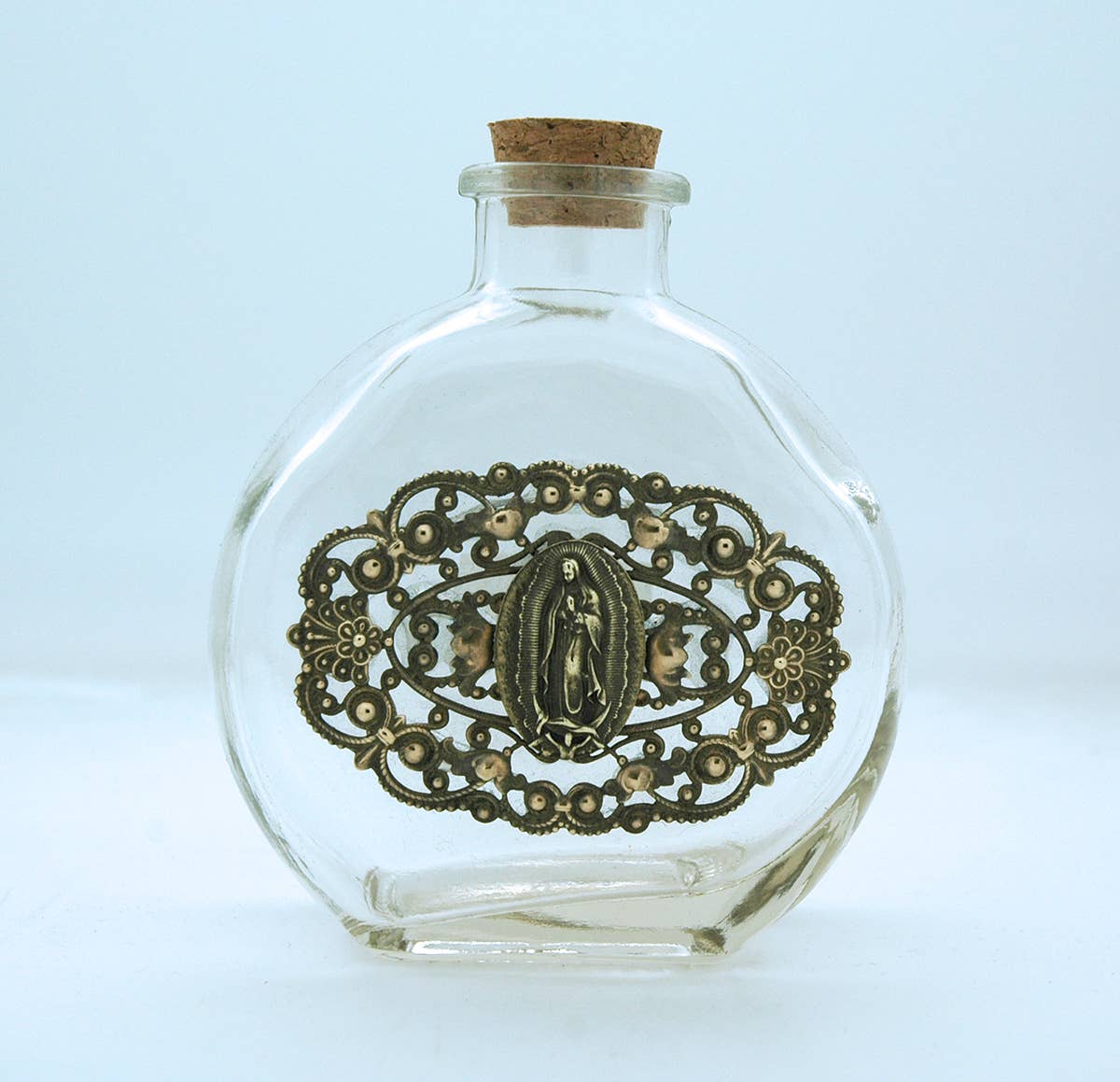 Vintage Guadalupe Holy Water Bottle
