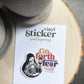St. Clare of Assisi Waterproof Catholic Sticker