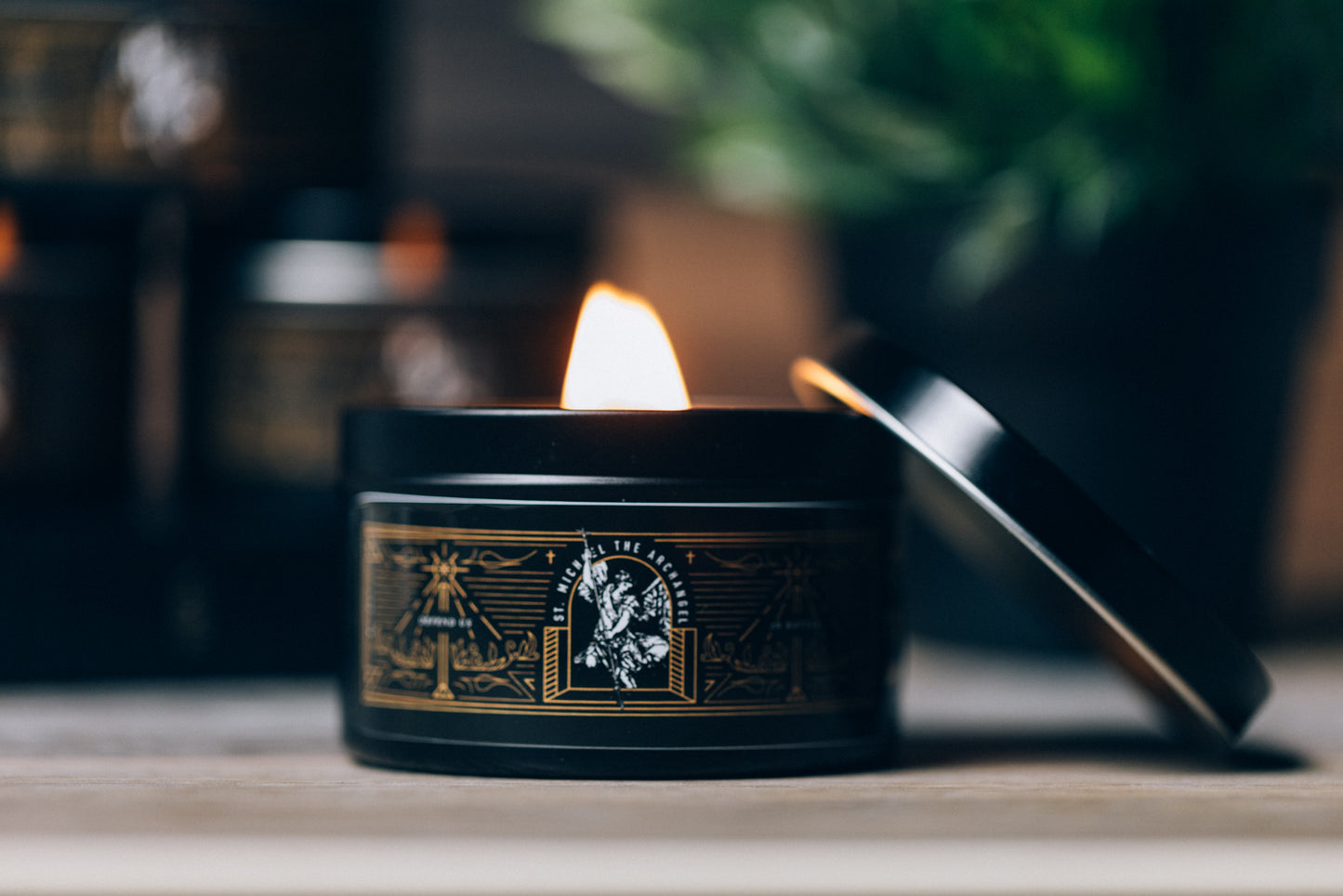 Candle | St. Michael Chrism (100% Beeswax)
