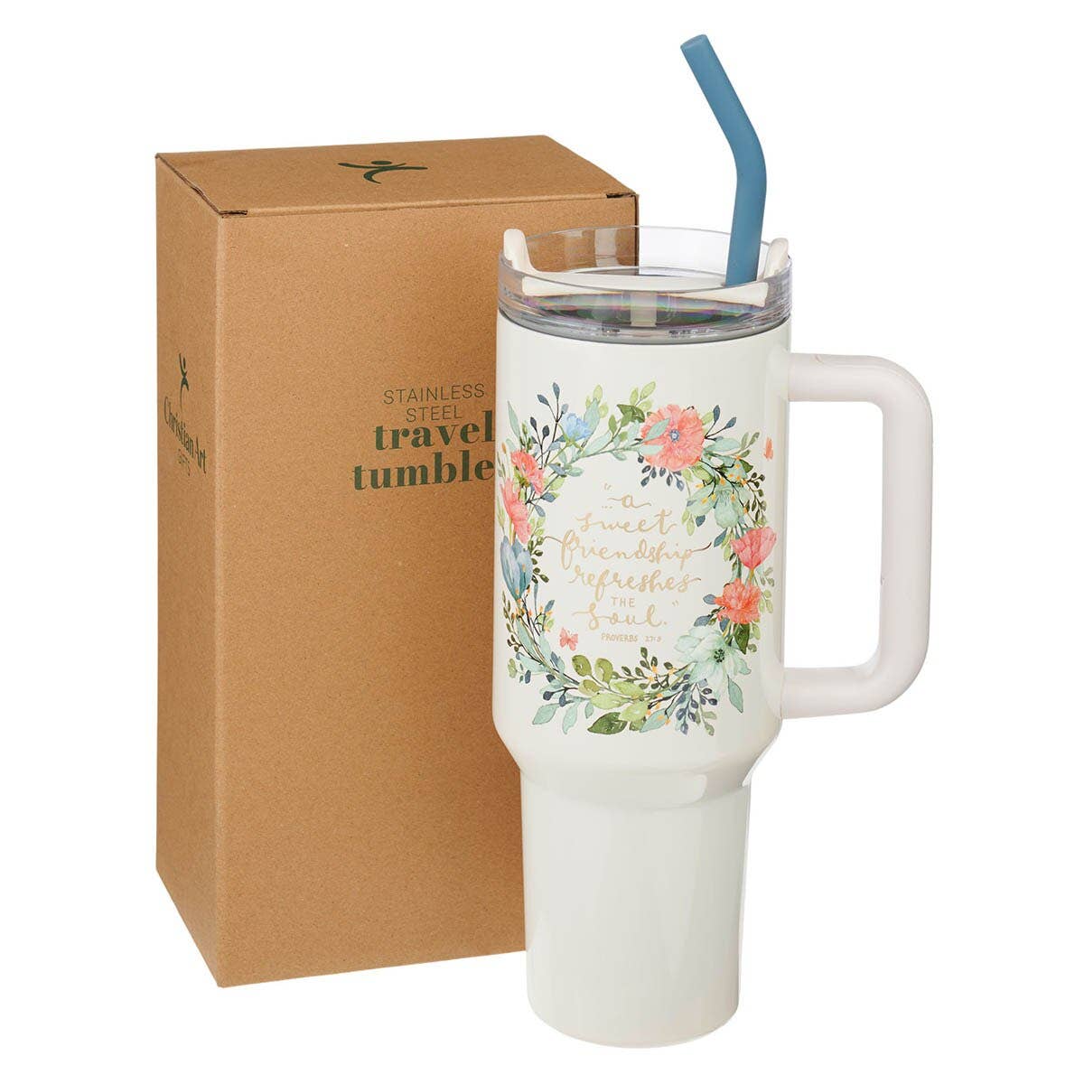 Sweet Friendship Prov. 27:9 Tumbler