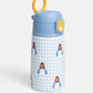 Blue Gingham Mary Water Bottle – 13.5oz Stainless Steel