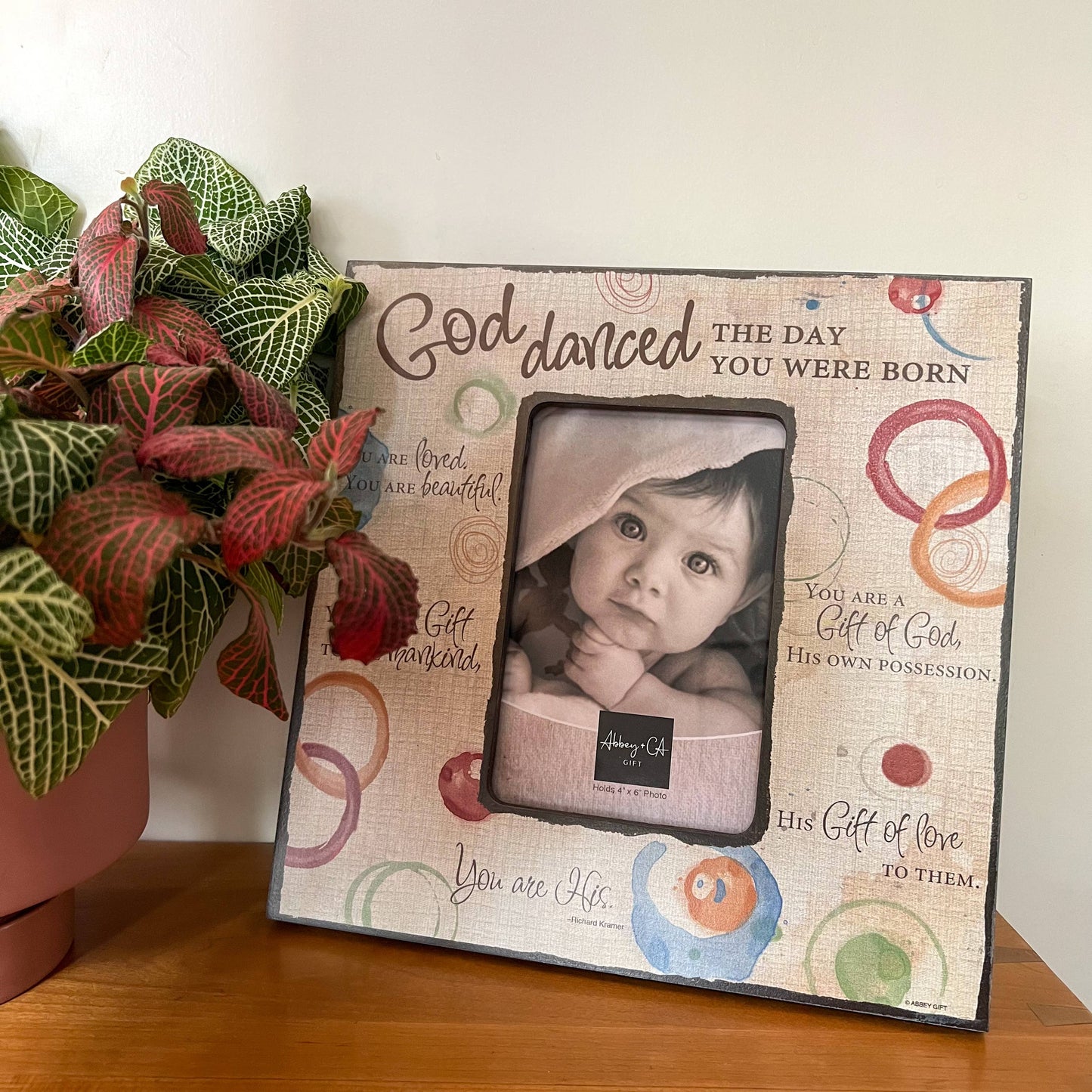 God Danced Baby Frame