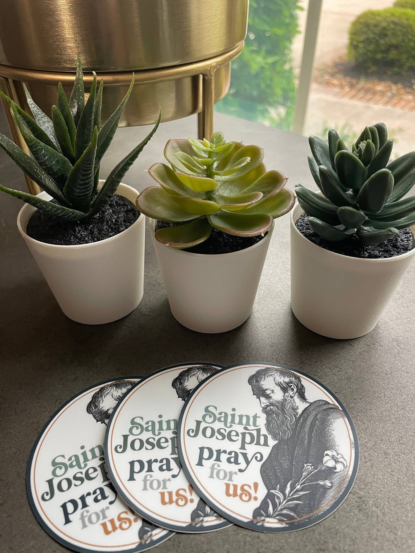 St. Joseph Pray For Us Catholic Sticker