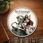 St. George Waterproof Vinyl Catholic Sticker