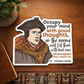 St. Thomas More Waterproof Catholic Sticker