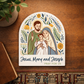 The Holy Family Waterproof Vinyl Catholic Sticker
