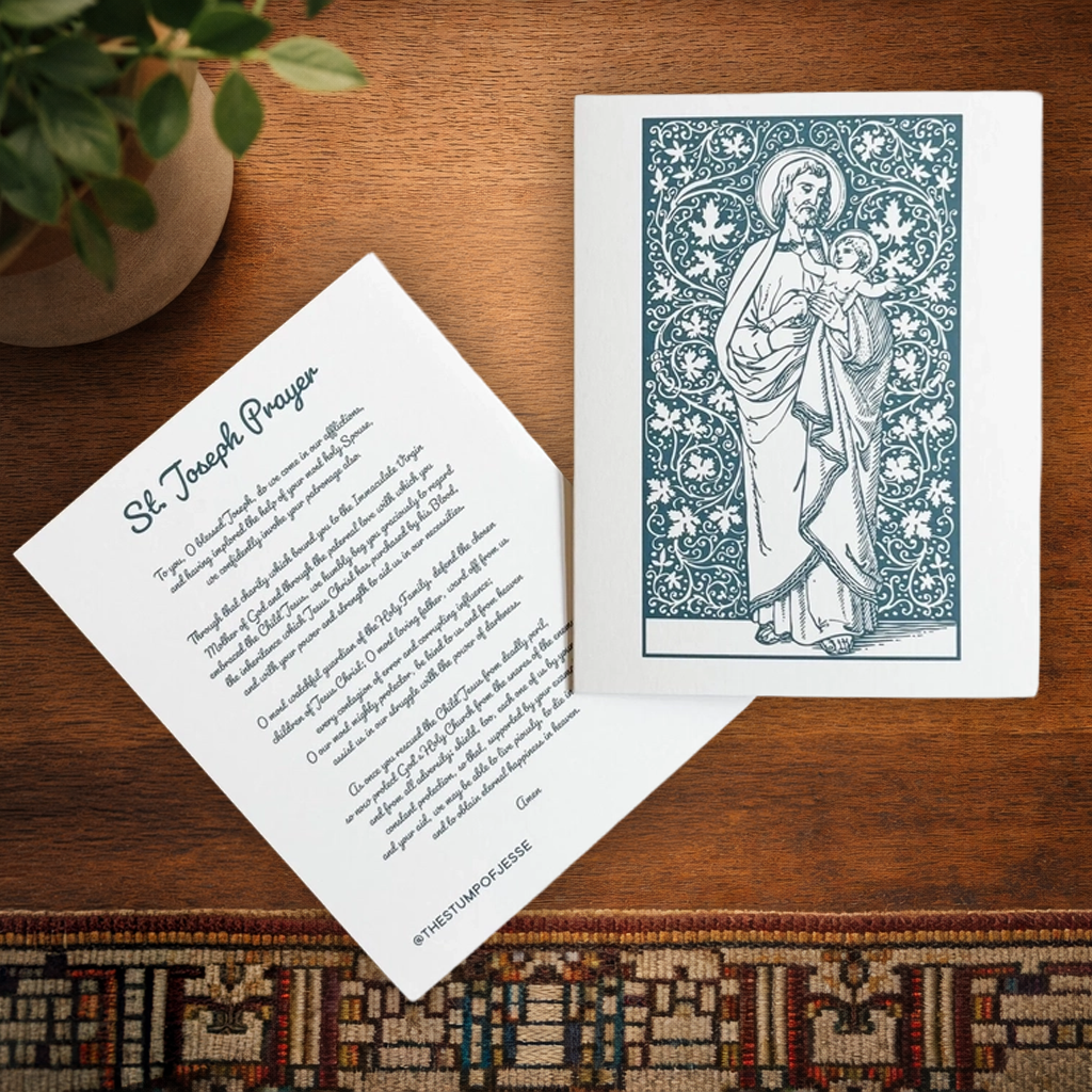 St. Joseph Greeting Card I Catholic Gift & Confirmation Card