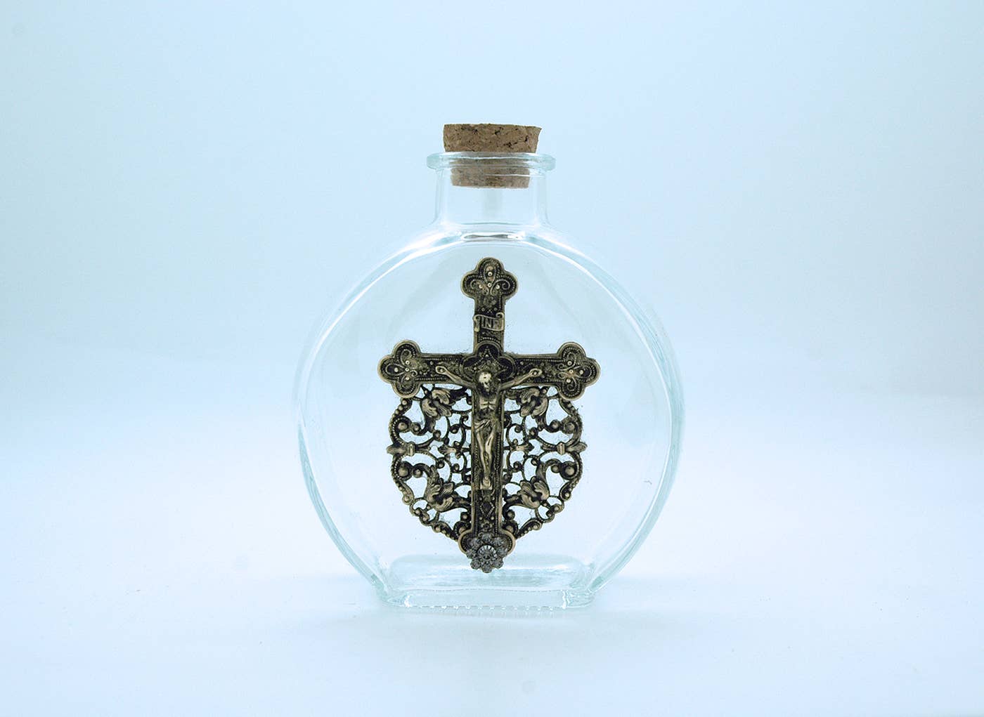 Holy Water Bottle with Crucifix