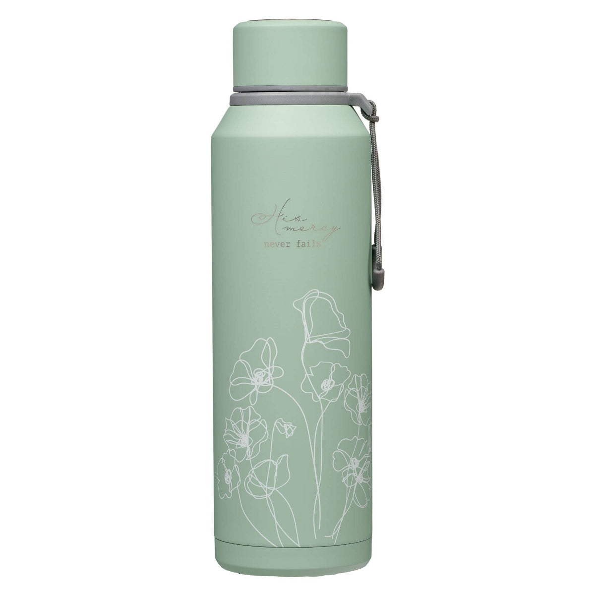 Water Bottle SS Mint New Morning Mercies