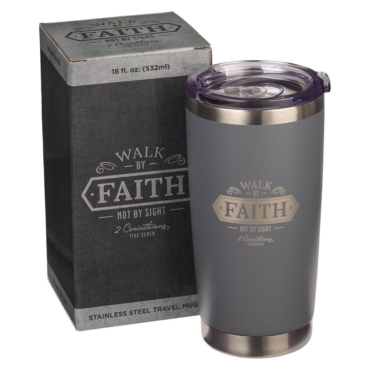 Mug SS Travel Walk By Faith 2 Cor. 5:7
