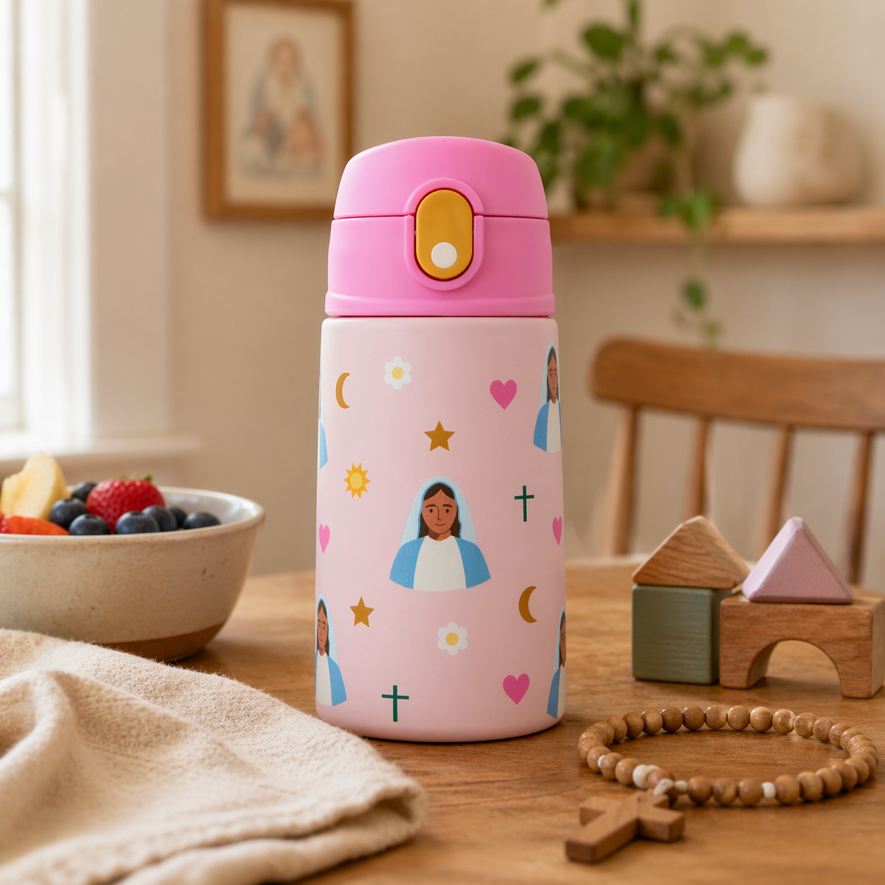 Mary Water Bottle – 13.5oz Stainless Steel