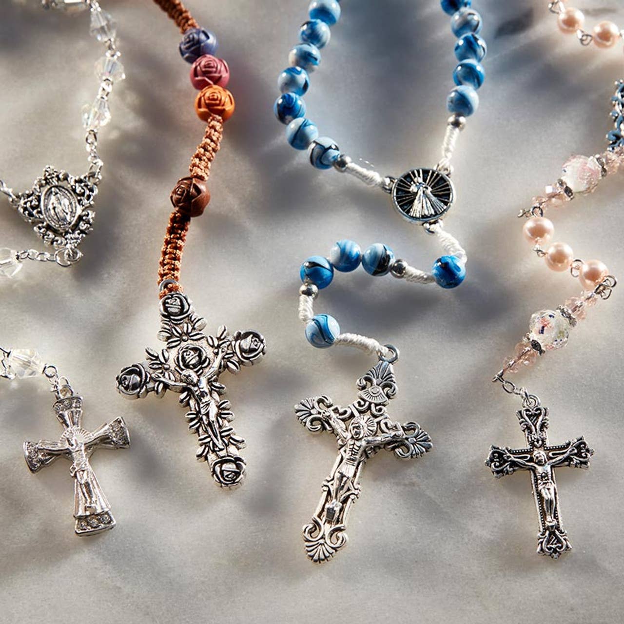 Miraculous Diamond Crystal Rosary