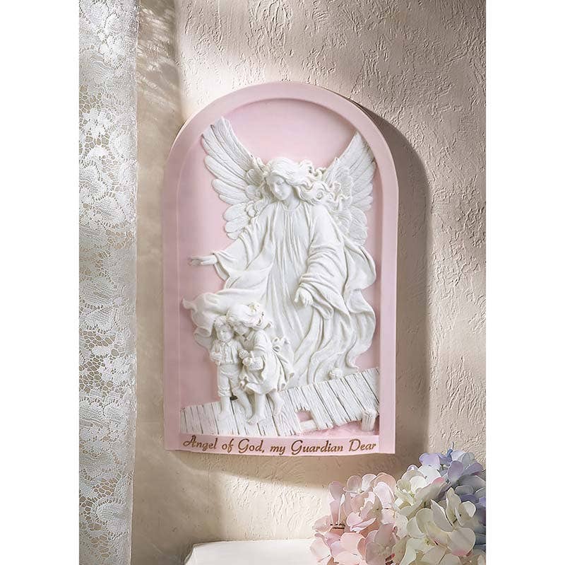 Guardian Angel Wall Plaque-Girl