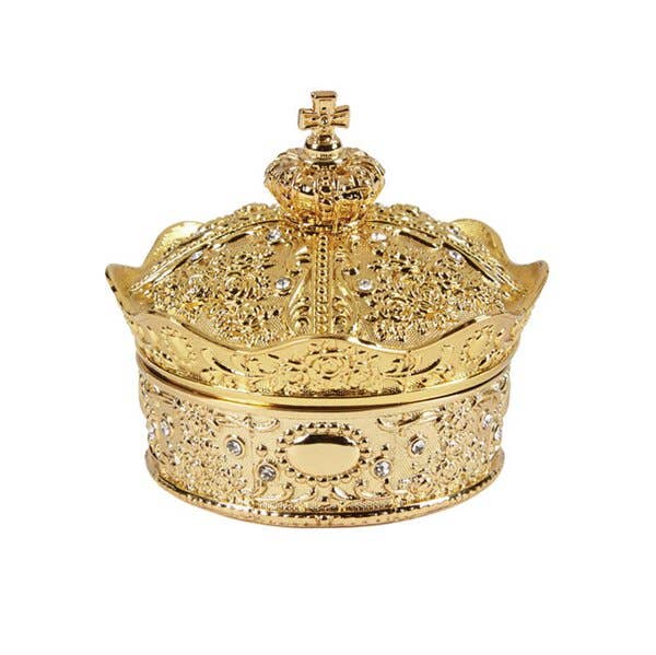 Gold Crown Box W/Arras Coins