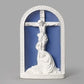 Mary Weeps at Crucifix Della Robbia