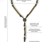 Bronze Beads Green Paracord with Silver Mystery Beads Rosary St Michael Medal & Pardon Crucifix