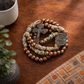 St. Michael Copper Rugged Paracord Rosary Necklace Strong Metal Beads Our Father Rosario