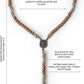 St. Michael Copper Rugged Paracord Rosary Necklace Strong Metal Beads Our Father Rosario