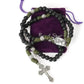 St. Michael Paracord Rosary Beads Rugged Rosary Necklace Strong Corded Catholic Pardon Crucifix