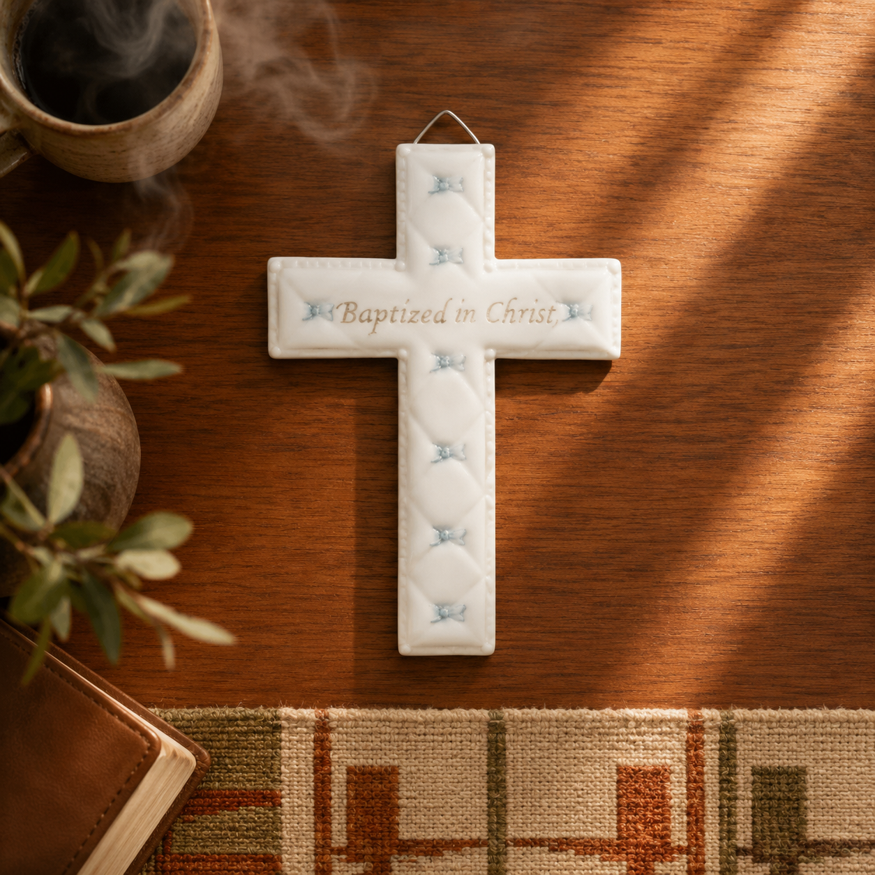 Baptism Boy Wall Cross