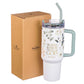 Tumbler w/straw Green Ps. 46:10