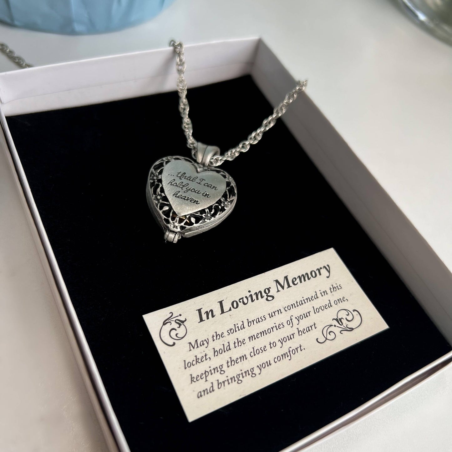 Hold You In Heaven Heart Locket
