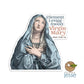 Hail Holy Queen Waterproof Catholic Sticker