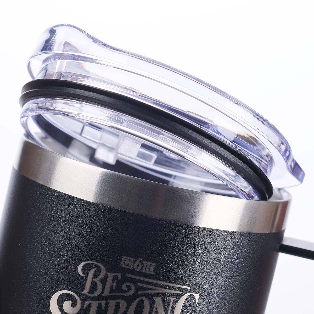 Mug SS Camp Black Be Strong Eph. 6:10