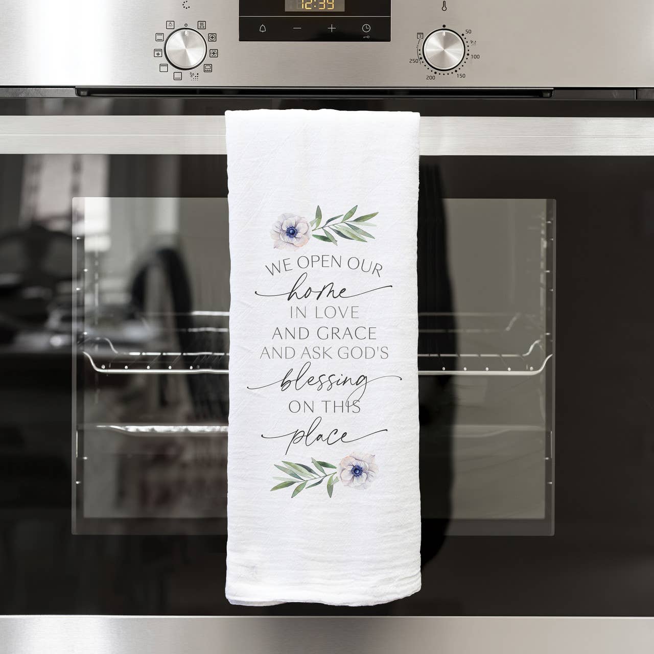Blessings Collection Tea Towels - We Open Our Home