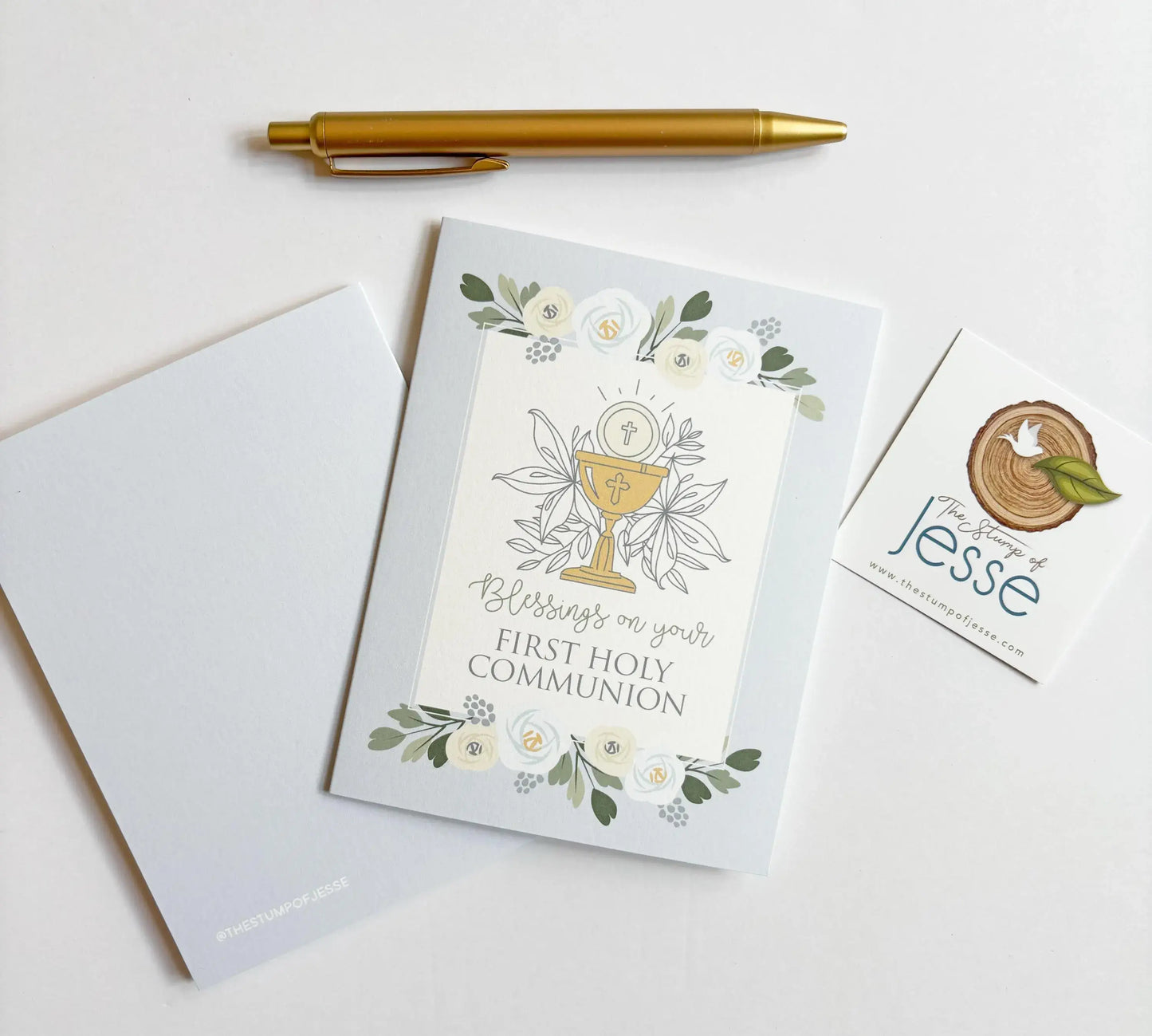 First Holy Communion Greeting Card I Catholic Gift