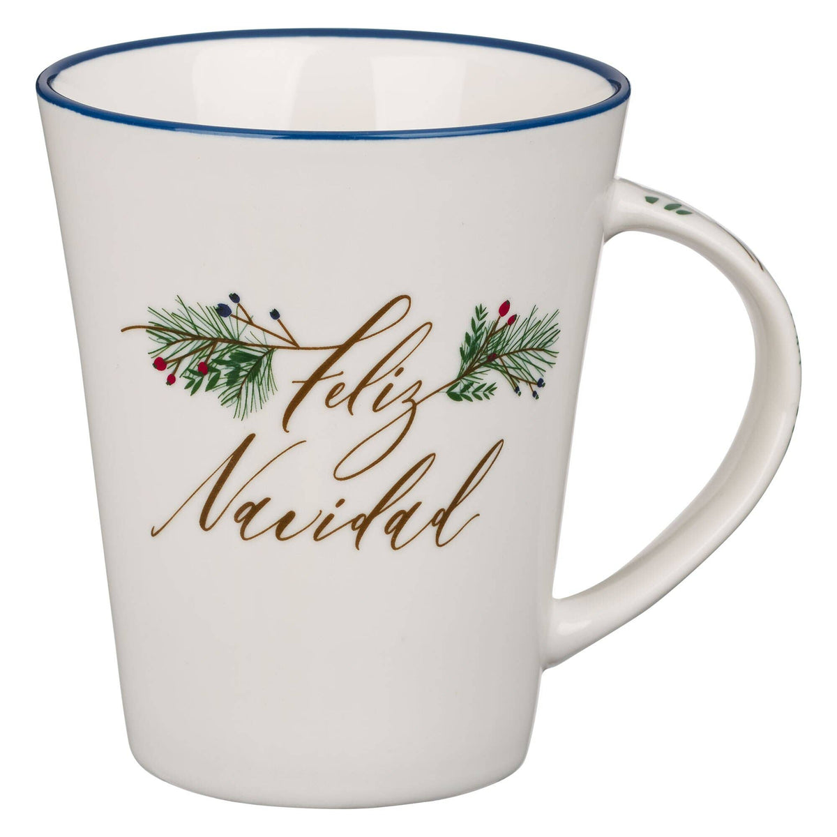 Ceramic Mug Feliz Navidad Luke 2:10