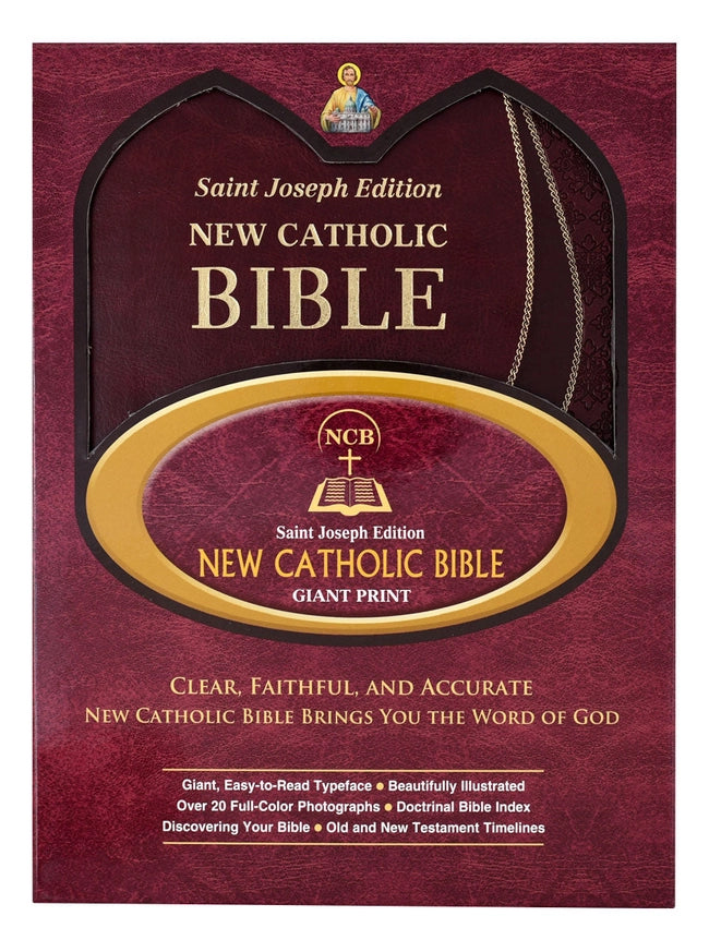 St. Joseph New Catholic Burgundy Bible (Giant Type)