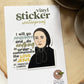 St. Frances Cabrini Waterproof Catholic Sticker