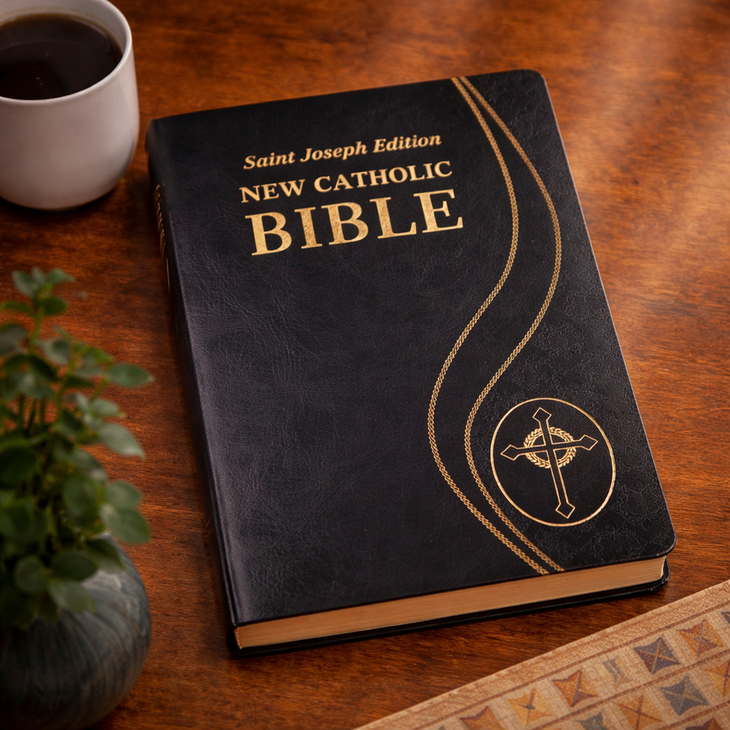 St. Joseph New Catholic Black Bible (Giant Type)