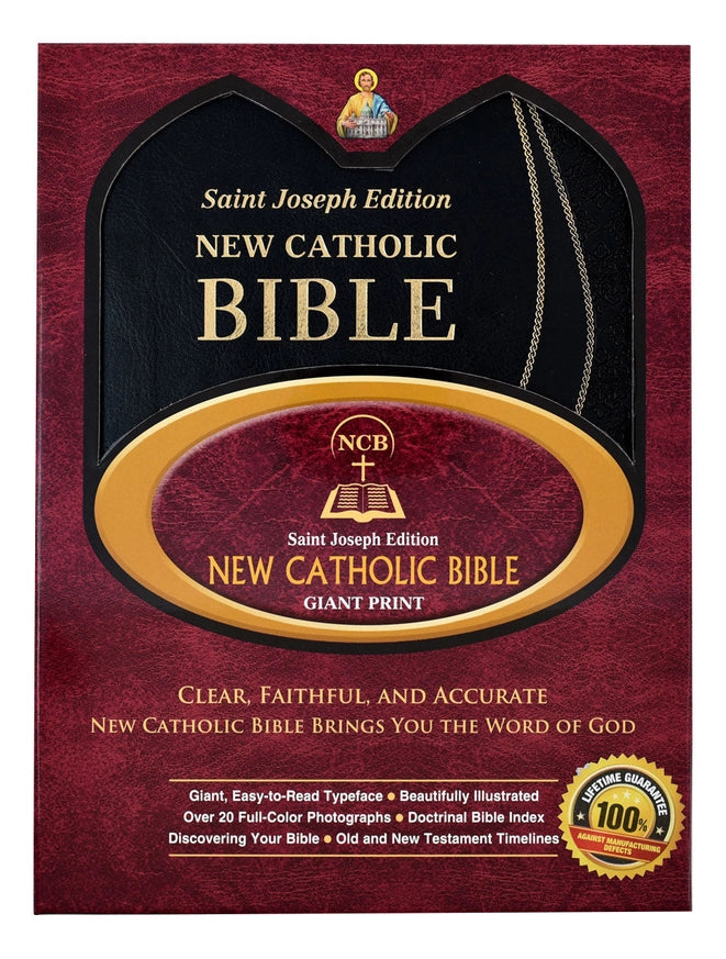 St. Joseph New Catholic Black Bible (Giant Type)