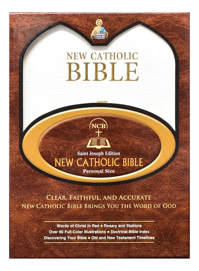 St. Joseph New Catholic White Bible (Gift Edition-Personal Size)