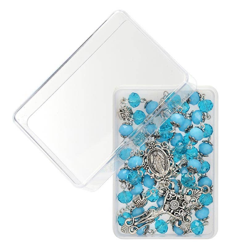 Sun Crystal Rosary - Our Lady of Grace