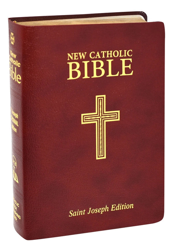St. Joseph New Catholic Burgundy Bible (Gift Edition-Personal Size)