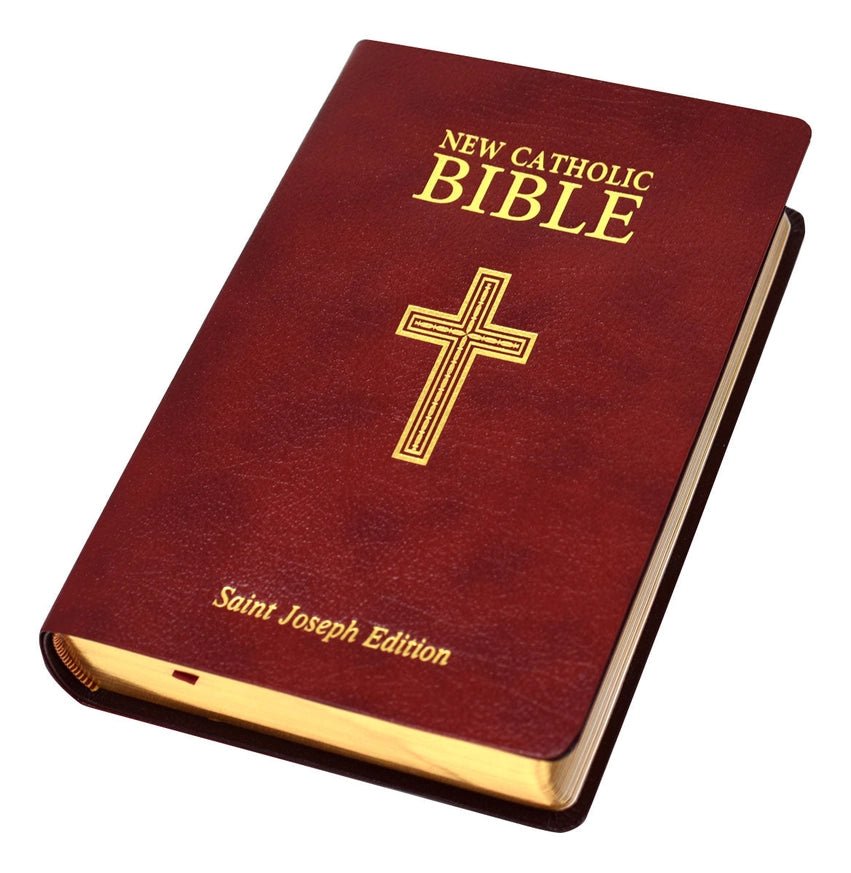 St. Joseph New Catholic Burgundy Bible (Gift Edition-Personal Size)