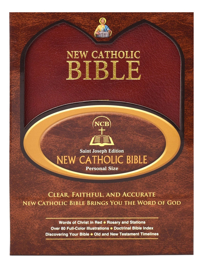 St. Joseph New Catholic Burgundy Bible (Gift Edition-Personal Size)