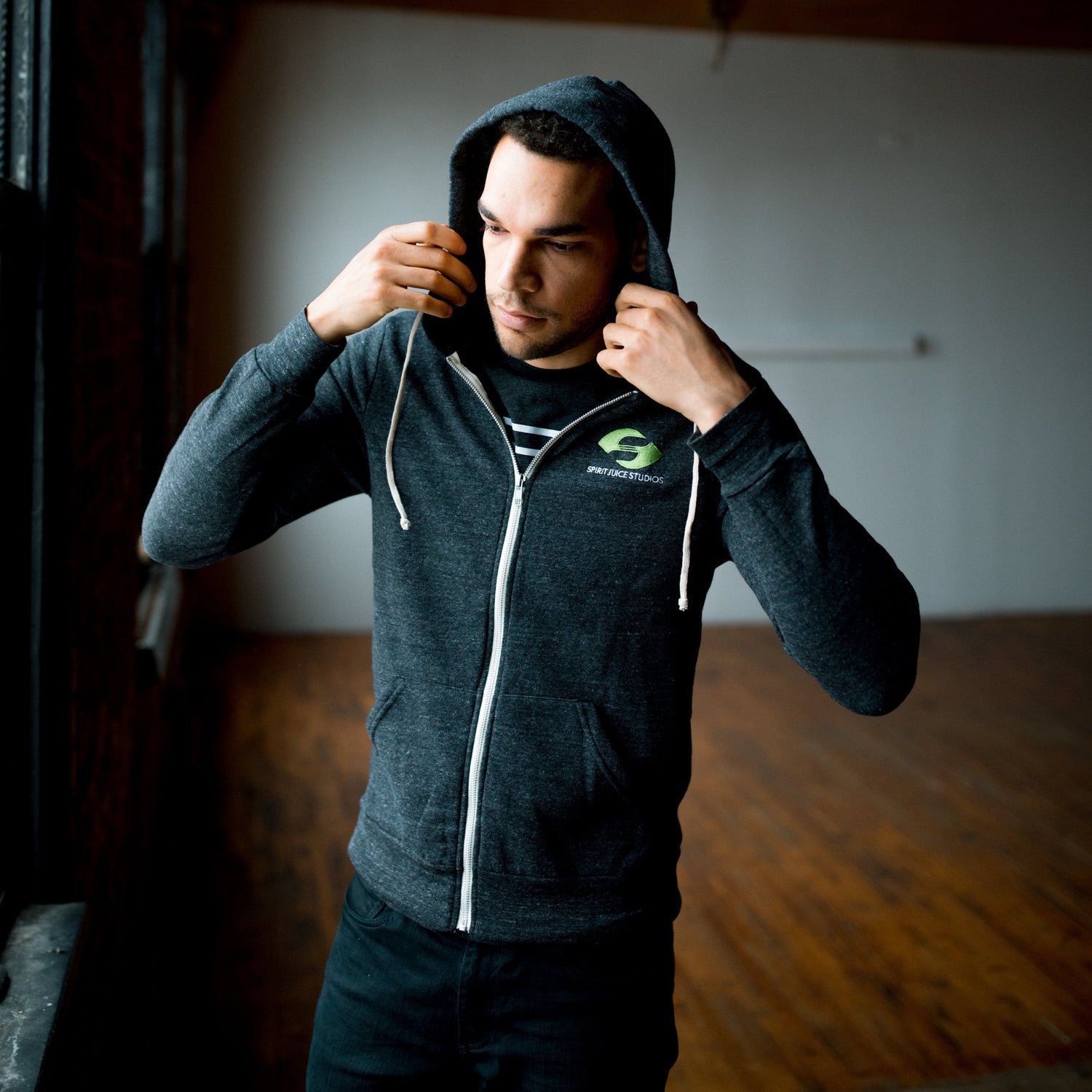 shirt hoodie tshirt spirit juice studios Chicago softest durable online store merchandise goods services video production catholic