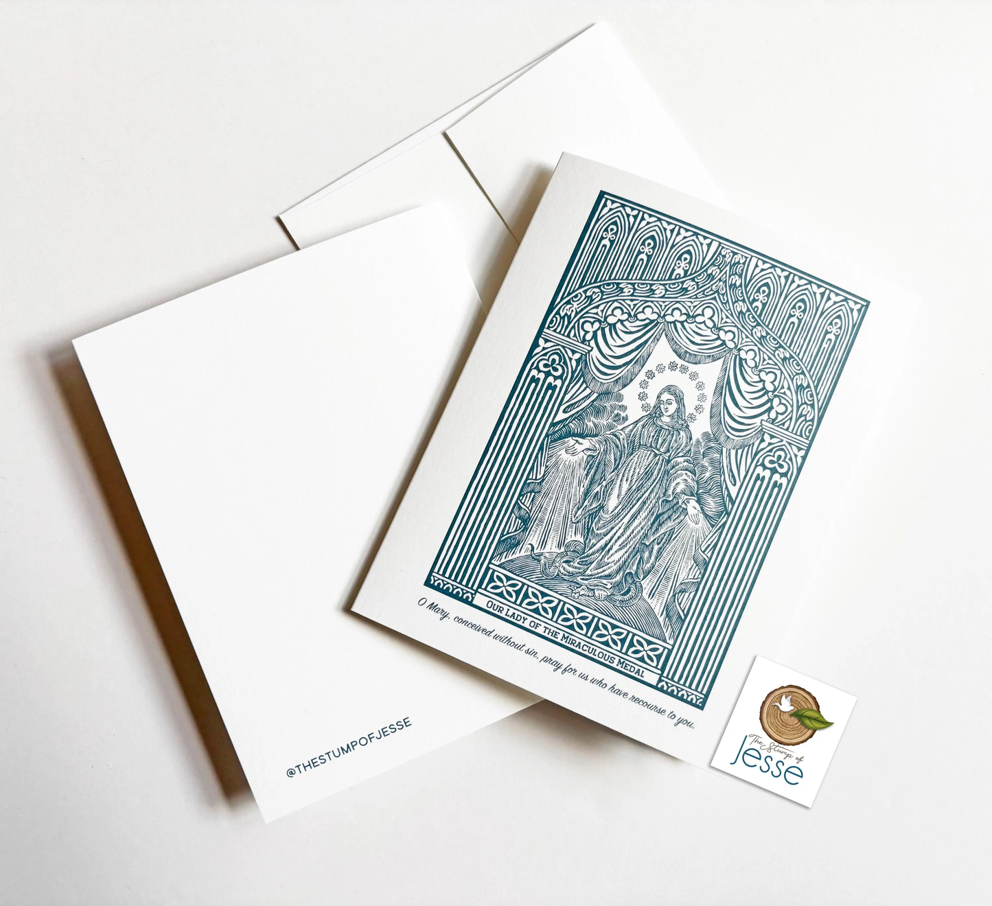 Our Lady of the Miraculous Medal Greeting Card I Gift