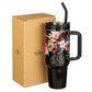 Tumbler w/straw SS Black Jer. 29:11