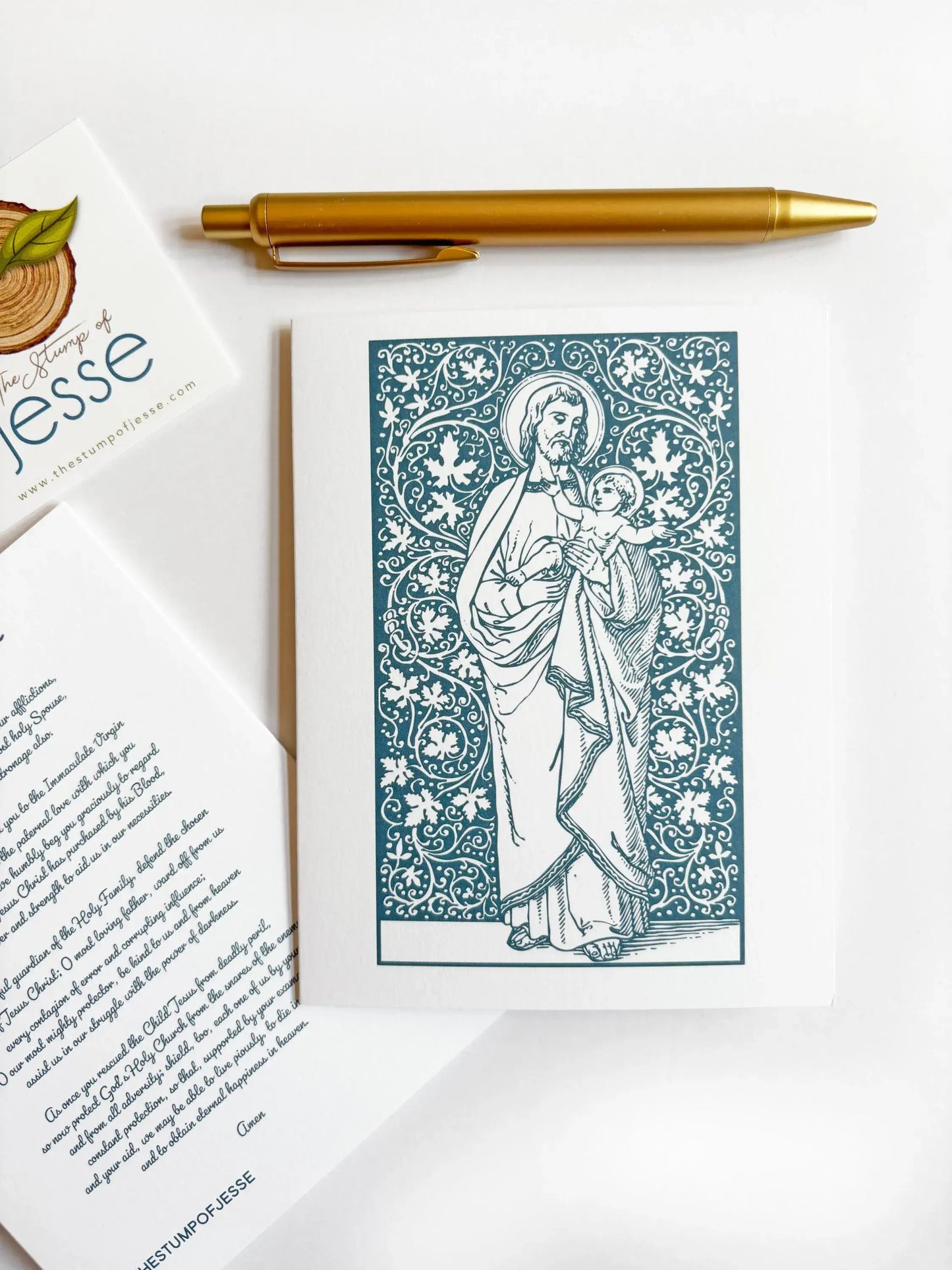 St. Joseph Greeting Card I Catholic Gift & Confirmation Card