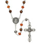 Sun Crystal Rosary - Saint Benedict