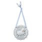 Ag Baptism Crib Medal Blue