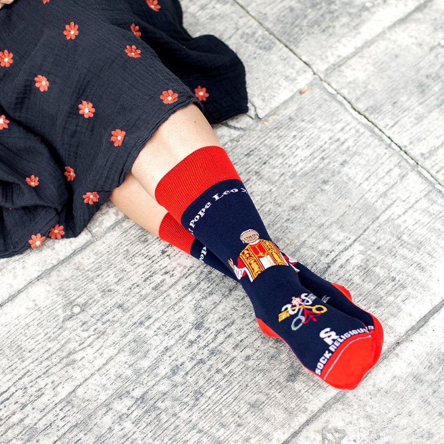 Pope Leo XIV - Chicago Adult Socks (Red)